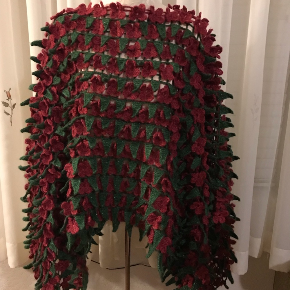Poncho and scarf
